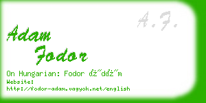 adam fodor business card